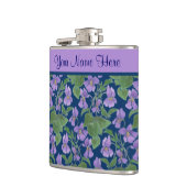 'Sweet Violet' Hip Flask om te personaliseren Heupfles (Links)