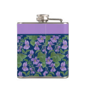 'Sweet Violet' Hip Flask om te personaliseren Heupfles (Achterkant)