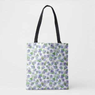 Sweet Violet Waterverf Tote Bag