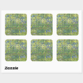 Sweet Violets 2012 Vierkante Sticker (Vel)