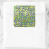 Sweet Violets 2012 Vierkante Sticker (Tas)