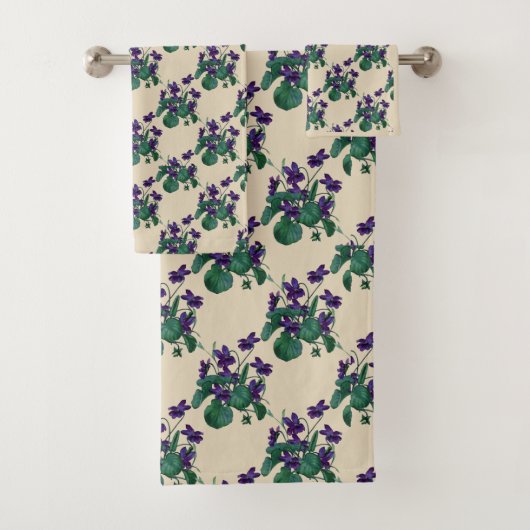 Sweet Violets Badhanddoeken Bad Handdoek (Insitu)