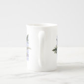 Sweet Violets Botanische Floral Bone China Mok (Achterkant)