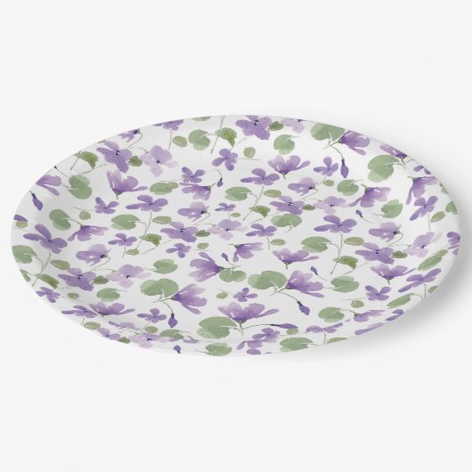 Sweet Violets Party Bord (Gekanteld)