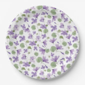 Sweet Violets Party Bord (Voorkant)