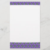 Sweet Violets Stationery, Notepaper Briefpapier (Voorkant)