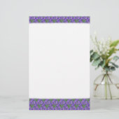 Sweet Violets Stationery, Notepaper Briefpapier (Staand voorkant)