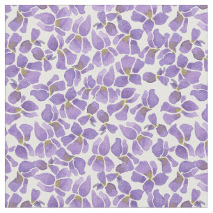 Sweet Violets Tossed Pattern Fabric Stof