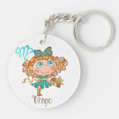 Sweet Virgo Child Sleutelhanger (Achterkant)