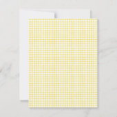 Sweet Watercolor Baby Chicks Baby Shower Bedankkaart (Achterkant)