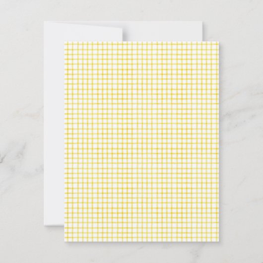 Sweet Watercolor Baby Chicks Baby Shower Bedankkaart (Achterkant)