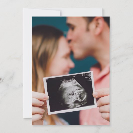 Sweet Watermeloen Baby shower door Mail Foto Kaart (Achterkant)