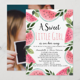 Sweet Watermeloen Baby shower door Mail Foto Kaart