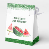 Sweet Watermeloen Bedankt Melon Birthday Dank je Bedankdoosjes (Achterkant)