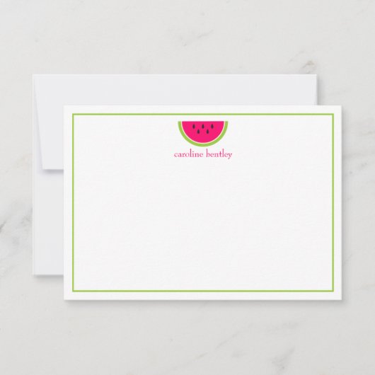 Sweet Watermelon - Aangepaste notitiekaarten (Voorkant)