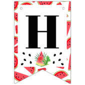 Sweet Watermelon Happy Birthday 3 Vlaggetjes (Tweede vlag)