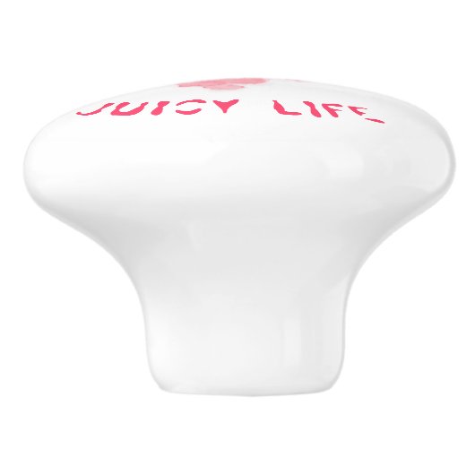 Sweet Watermelon Keramische Knop - Aangepaste teks (Zijkant)