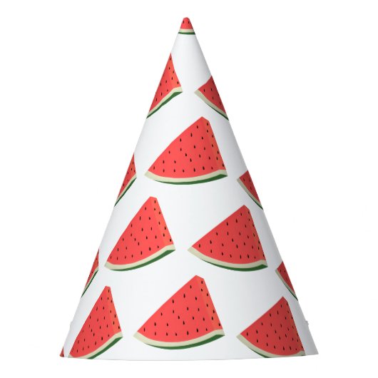 Sweet Watermelon Papier Party Pet Feesthoedjes (Voorkant)
