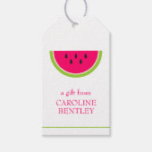 Sweet Watermelon Persoonlijke Gift Labels Cadeaulabel (Voorkant)