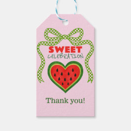 Sweet Watermelon Ribbon Summer Invitation Cadeaulabel