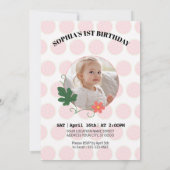 Sweet Watermelon Ribbon Summer Invitation Kaart (Achterkant)