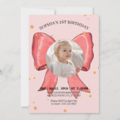 Sweet Watermelon Ribbon Summer Invitation Kaart (Achterkant)