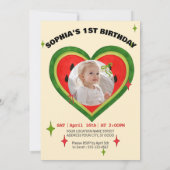 Sweet Watermelon Ribbon Summer Invitation Kaart (Achterkant)