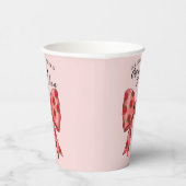 Sweet Watermelon Ribbon Summer Papieren Bekers (Rechts)