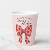 Sweet Watermelon Ribbon Summer Papieren Bekers (Voorkant)