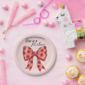 Sweet Watermelon Ribbon Summer Papieren Bordje (Feest)