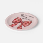 Sweet Watermelon Ribbon Summer Papieren Bordje (Gekanteld)