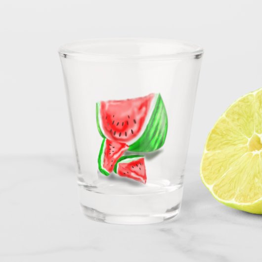 Sweet Watermelon Shot Glass Shot Glas (Voorkant)
