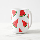 Sweet Watermelon Slice Pattern Koffiemok (Voorkant rechts)