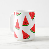 Sweet Watermelon Slice Pattern Koffiemok (Voorkant links)