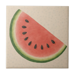 Sweet Watermelon Slice – Zomerfruit Keramische Teg Tegeltje
