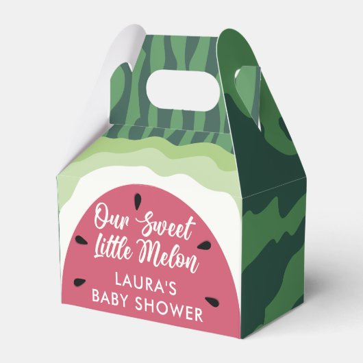 Sweet Watermelon Summer Melon Baby shower Bedankdoosjes (Voorkant Zijde)