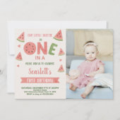 Sweet Watermelon verjaardagsuitnodiging voor kinde Kaart (Voorkant)