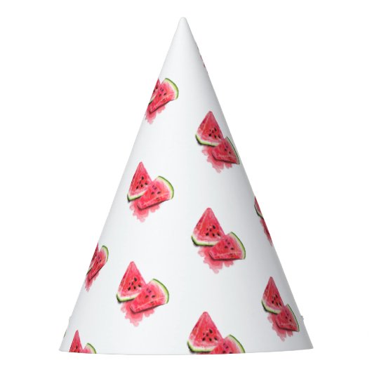 Sweet Watermelon's Paper Party Pet Feesthoedjes (Voorkant)