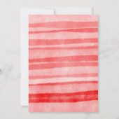 Sweet Waterverf aardbeien Berry First Birthday Kaart (Achterkant)