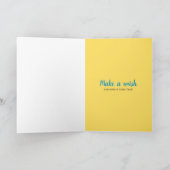 Sweet Waterverf Boeket Verjaardag Kaart (Binnen)