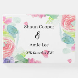 Sweet Waterverf Boho Wedding Gastenboek