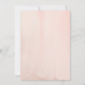 Sweet Waterverf Bouquet | Uitnodiging (Achterkant)