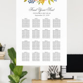 Sweet Waterverf Bouquet | Zitschaart Poster (Thuiskantoor)