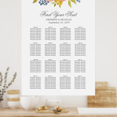 Sweet Waterverf Bouquet | Zitschaart Poster (Keuken)