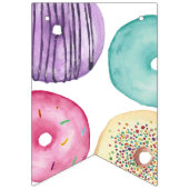 Sweet Waterverf Donut Happy Birthday Vlaggetjes (Eerste vlag)