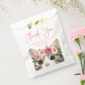 Sweet Waterverf Kat Birthday Party Dank je Bedankzakje (Gezegeld)