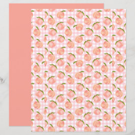 Sweet Waterverf Peach Patroon