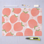 Sweet Waterverf Peach Patroon Tissuepapier (Craft)