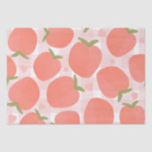 Sweet Waterverf Peach Patroon Tissuepapier (Voorkant)