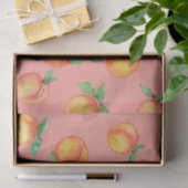 Sweet Waterverf Peach Patroon Tissuepapier (Geschenk)